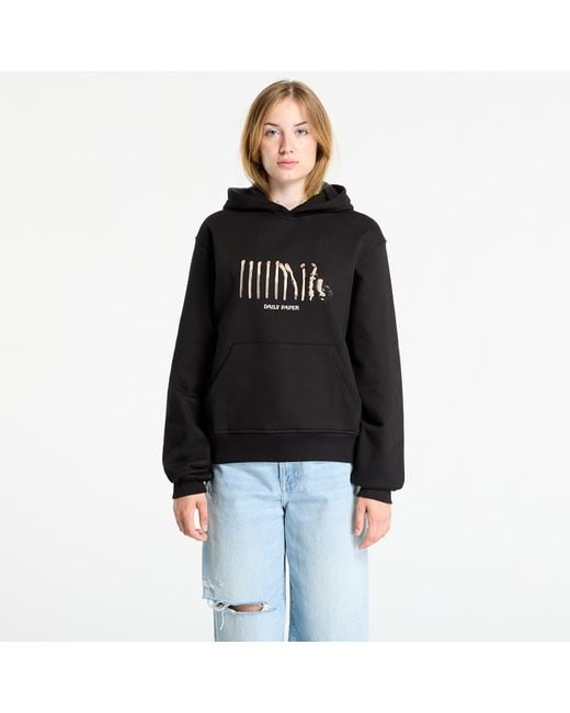 Daily Paper Black Sweatshirt Light Cycle Hoodie