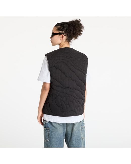 FTSHP Gilet Lining Quilted Vest in het Black