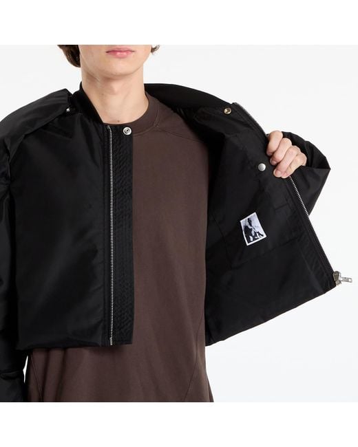 Rick Owens Black Jacket Convertible Jacket for men