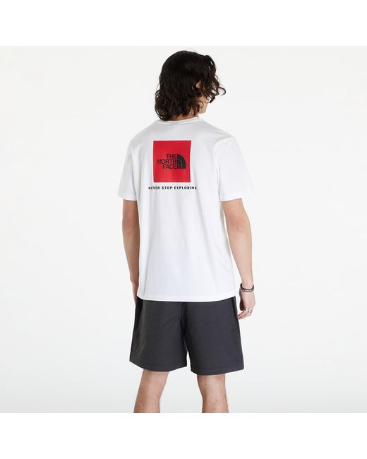 The North Face White S/s Box Nse Tee for men