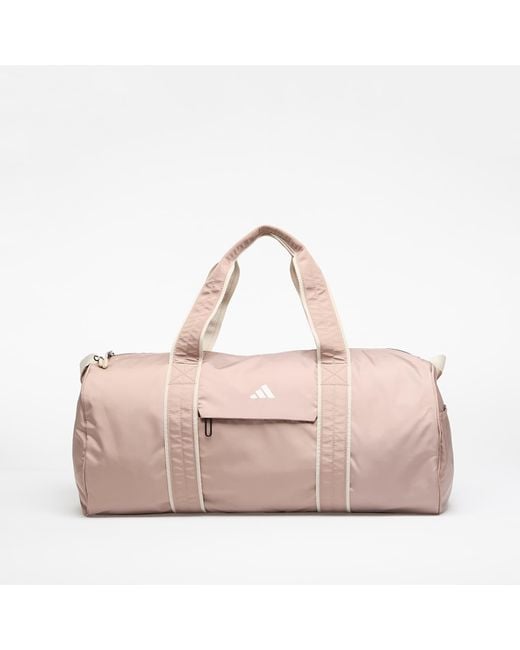 Adidas Originals Pink Adidas Yoga Duffel Bag Chalky/ Wonder Alumina