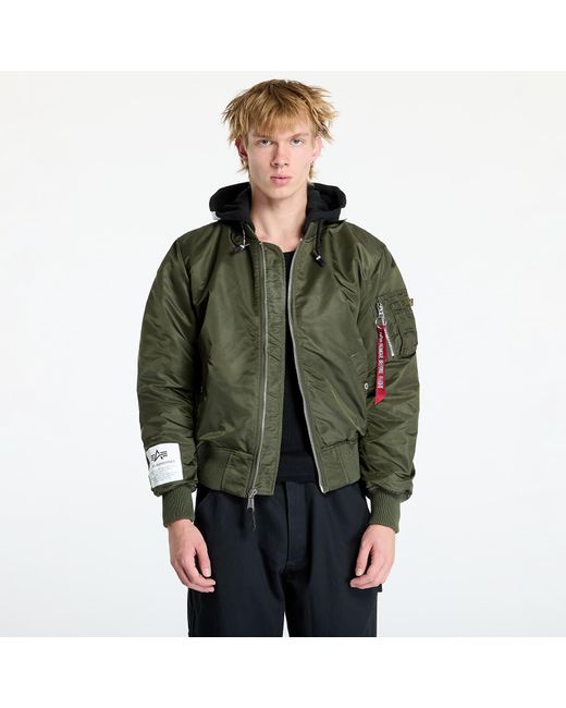 Giacca Alpha Industries Ma-1 Zhp di Alpha Industries in Green da Uomo