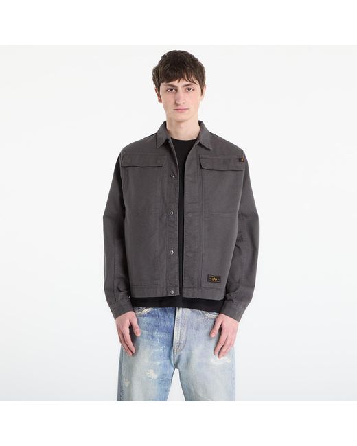 Alpha Industries Gray Jacket Chore Coat for men