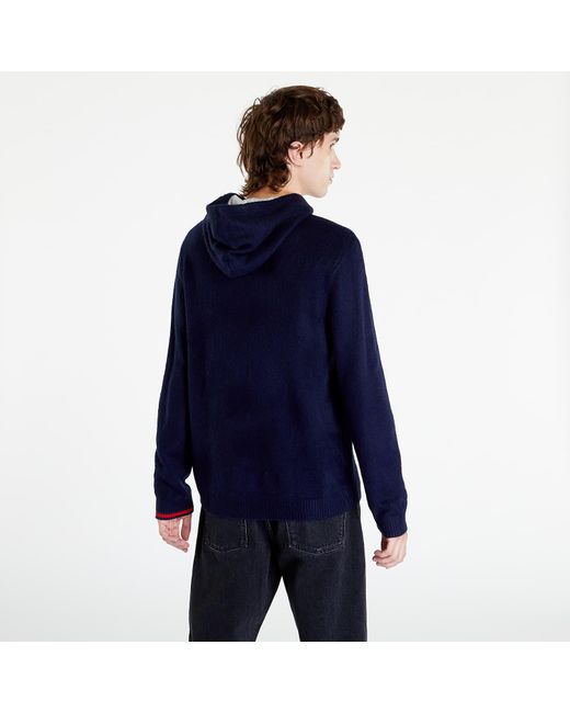 Tommy Hilfiger Blue Tjm Relaxed Badge Hoodie Sweater Twilight Navy for men