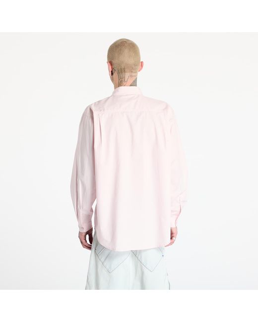 Carhartt Overhemd Longsleeve Irwin Shirt in het Pink