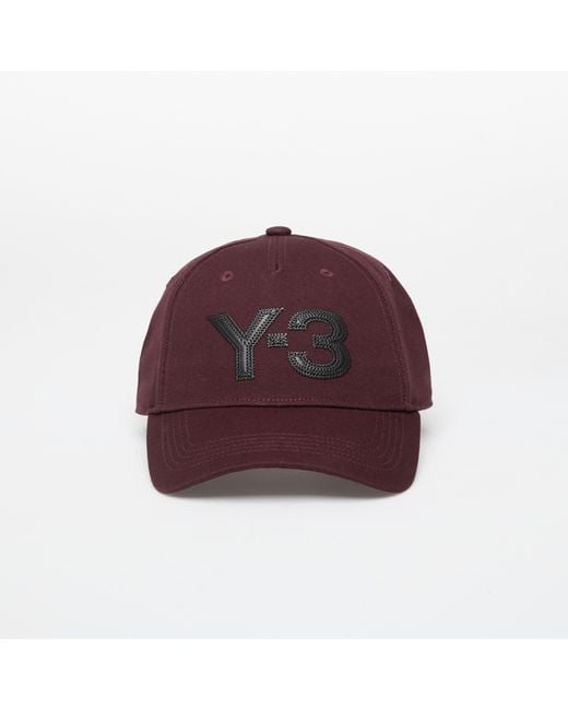 Y-3 Red Mütze Logo Cap Night
