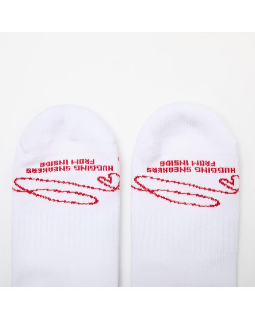 FTSHP White Footshop Basic Crew Socks 3-Pack
