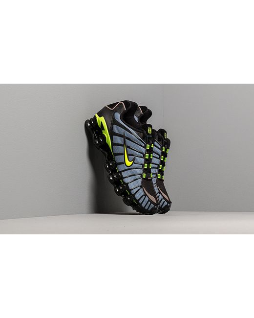 Nike Shox Tl Thunderstorm/ Volt-black in Blue for Men | Lyst