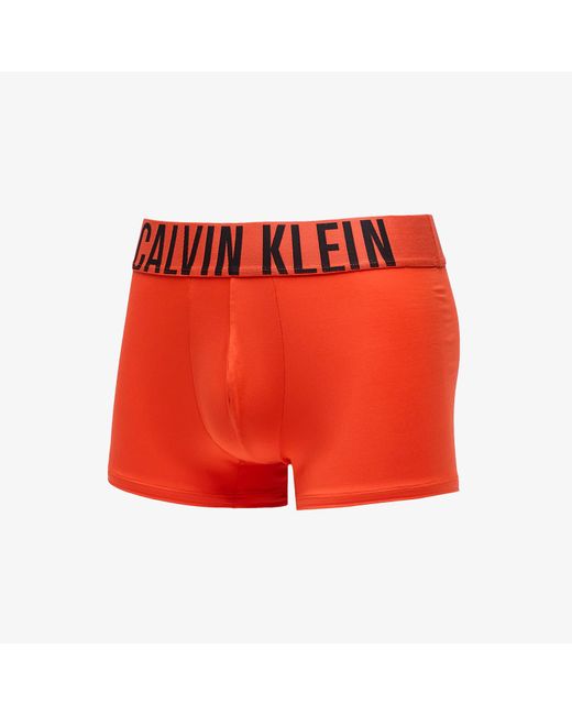 Calvin Klein Red Microfiber Shorty Boxer 3-pack for men
