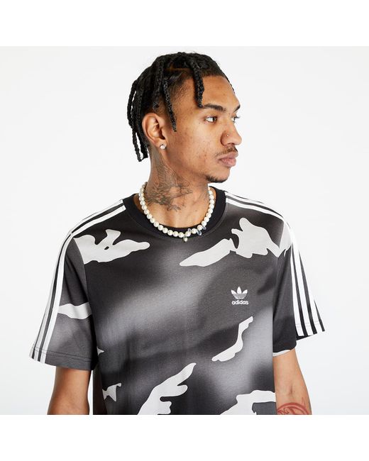 adidas Originals Adidas Graphics Camo Allover Print T-shirt Black for Men |  Lyst