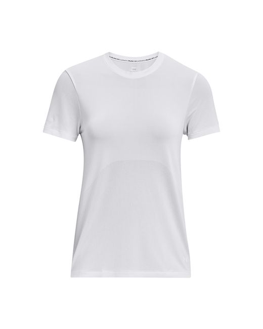 Under Armour Damesshirt Seamless Stride Met Korte Mouwen Wit / Wit / Reflecterend in het White