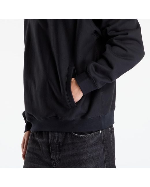 Felpa Solo Swoosh Fleece Quarter-Zip Top di Nike in Black da Uomo