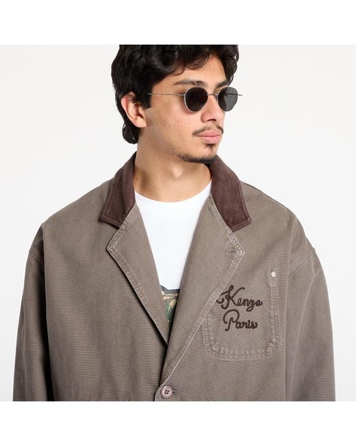 KENZO Jas Workwear Jacket in het Brown voor heren