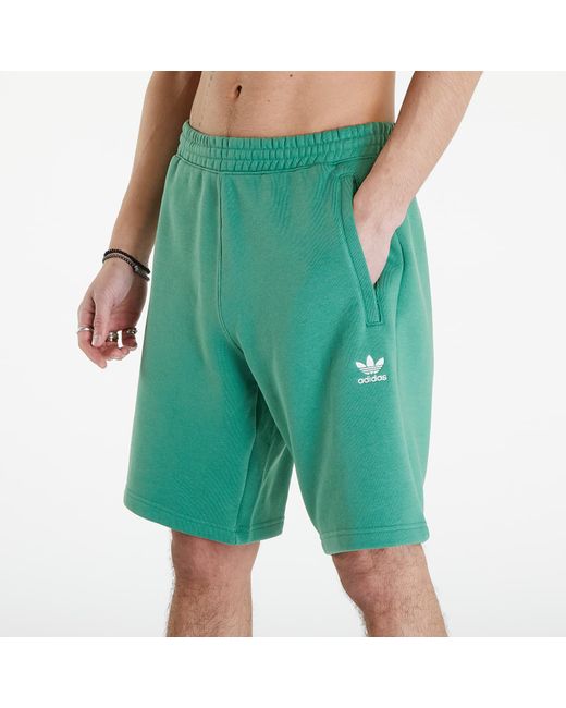 Adidas Originals Green Adidas Essential Short for men