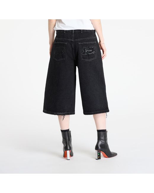 FTSHP Black Shorts Walking Art Jorts