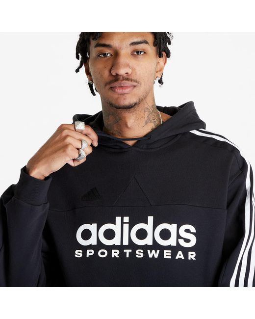 Adidas Originals Black Adidas M Tiro Hoodie for men