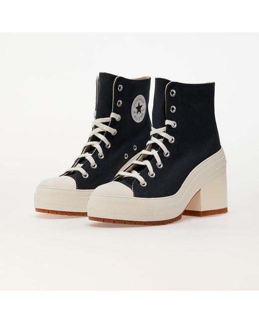Converse Blue Sneakers Chuck 70 De Luxe Heel Platform Shadow Woods/ Egret