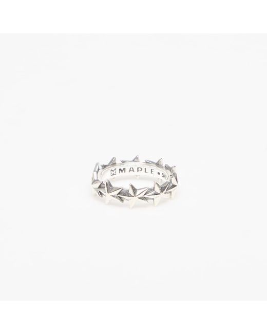 Maple White Ring Star Ring Medium