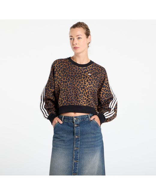 Adidas Originals Sweatshirt Adidas Crew Sweatshirt in het Brown