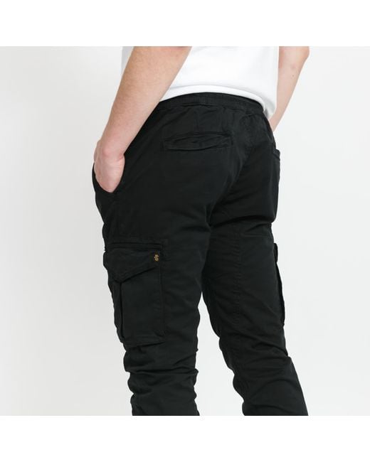Pantalons alpha industries cotton twill jogger xxl Alpha Industries pour homme en coloris Black