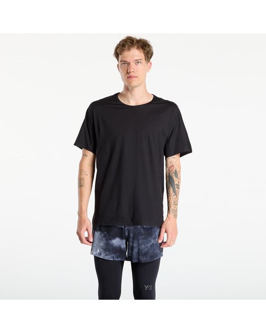 Y-3 T-Shirt M Run Ss Tee in het Black voor heren
