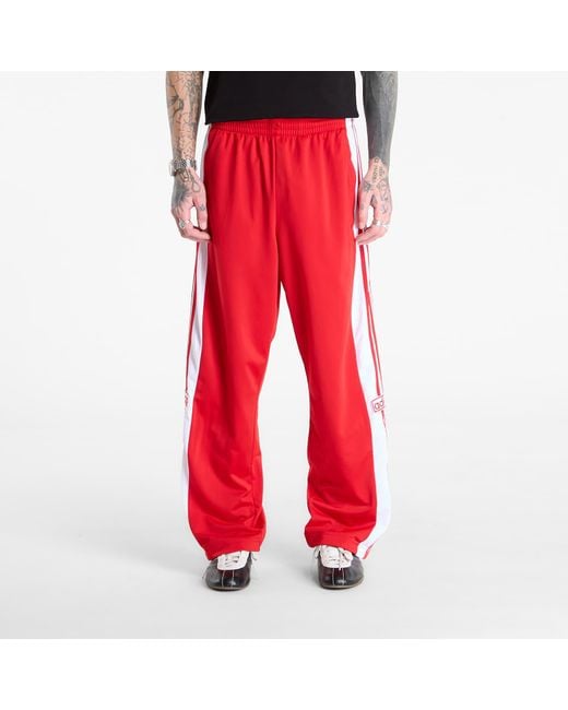 Adidas Originals Sweatbroeken Adidas Adibreak Classic Tracksuit Bottoms in het Red voor heren