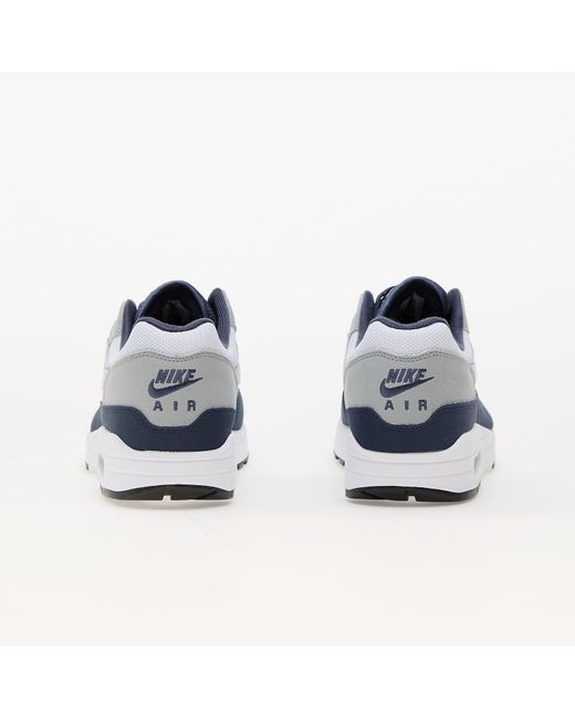 Air max 1 football grey/ lilac bloom-thunder blue di Nike da Uomo