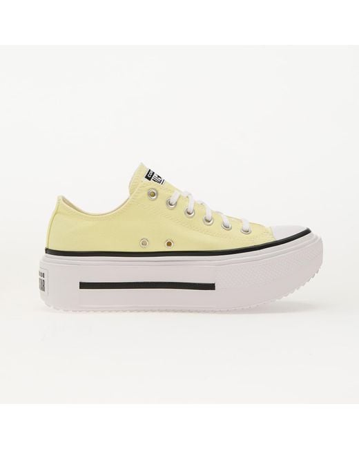 Converse White Sneakers Chuck Taylor All Star Lift Double Stack Lemon Slushy/ Eur