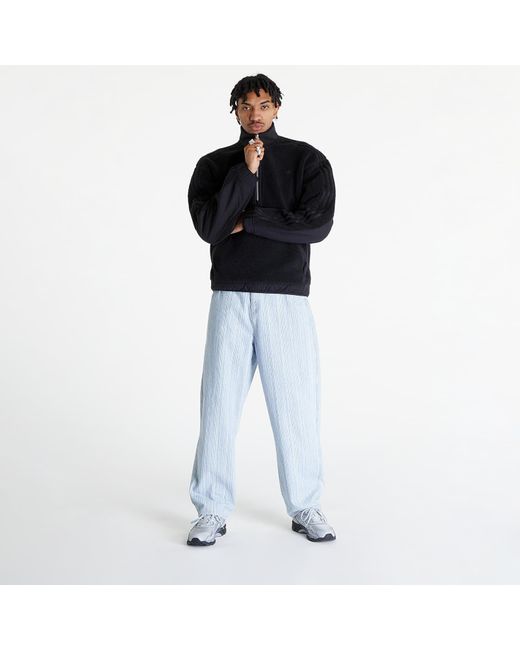 Adidas Originals Black Adidas Premium Essentials+ Classics Half-Zip Hoodie for men