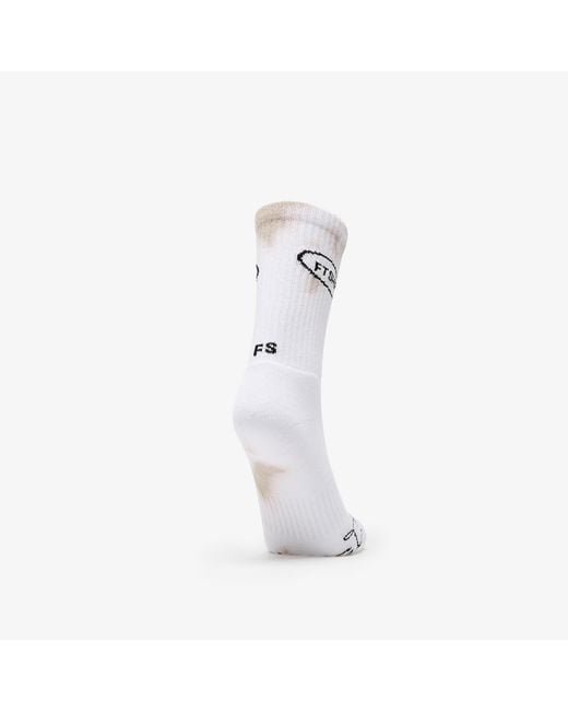 Chaussettes footshop basic crew socks 2-pack 39-42 FTSHP en coloris Pink