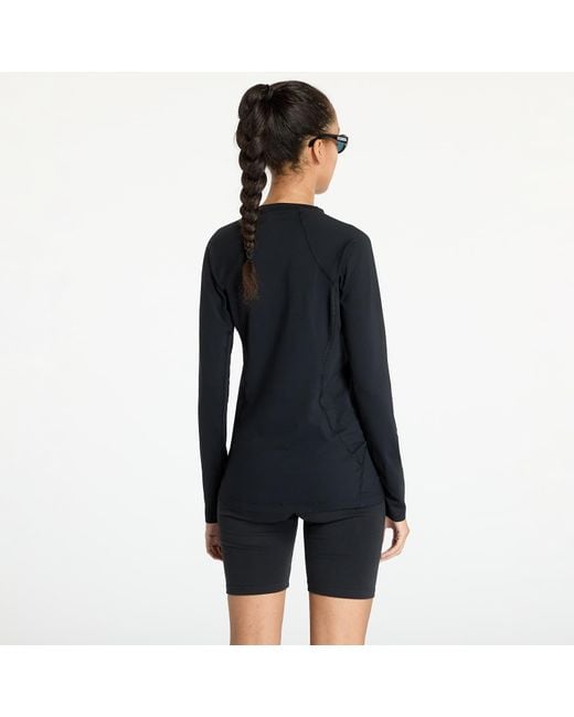 Columbia Black T-Shirt Midweight Stretch Long Sleeve Top