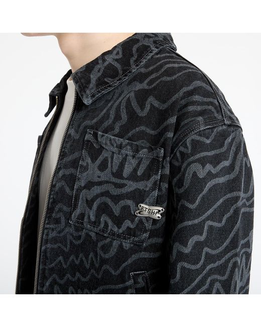 FTSHP Blue Jacket Lining Denim Jacket