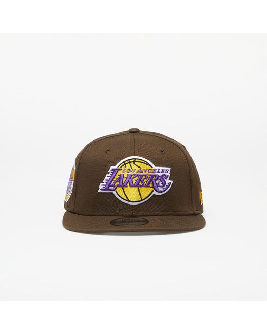 KTZ Brown Los Angeles Lakers Repreve 9fifty Snapback Cap Walnut/ True Purple