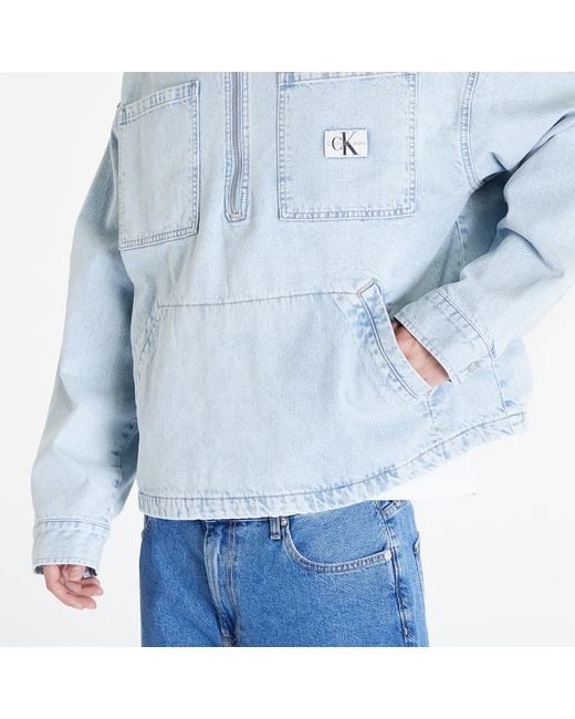 Calvin Klein Jacke Jeans Denim Pop Over Jacket in Blue für Herren