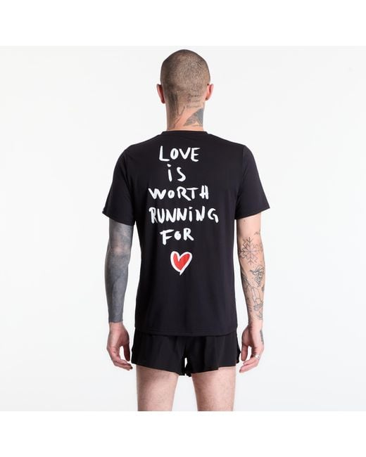 Saysky T-Shirt Statement Motion T-Shirt in het Black voor heren