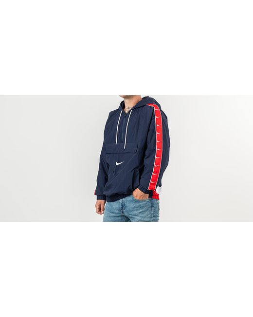 Nike Sportswear Swoosh Woven Jacket Obsidian/ White/ University Red/ White  in Blau für Herren | Lyst AT