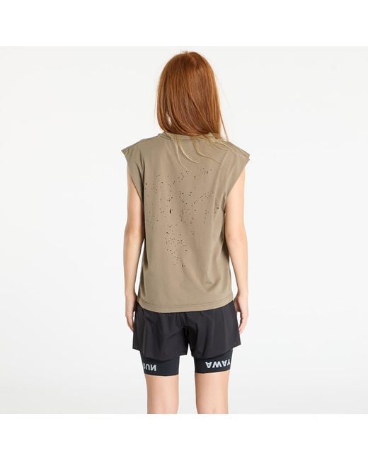 Satisfy Mothtech Muscle Tee in het Multicolor