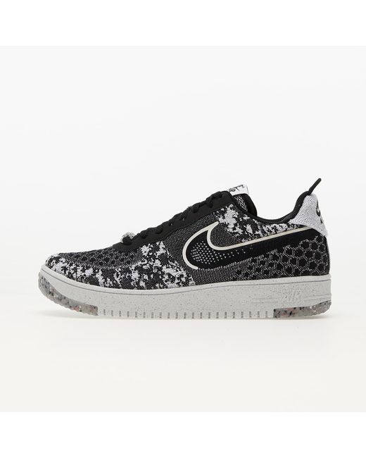 Air Force 1 Crater Flyknit Nn Black/ Black-White-Pure Platinum di Nike da Uomo