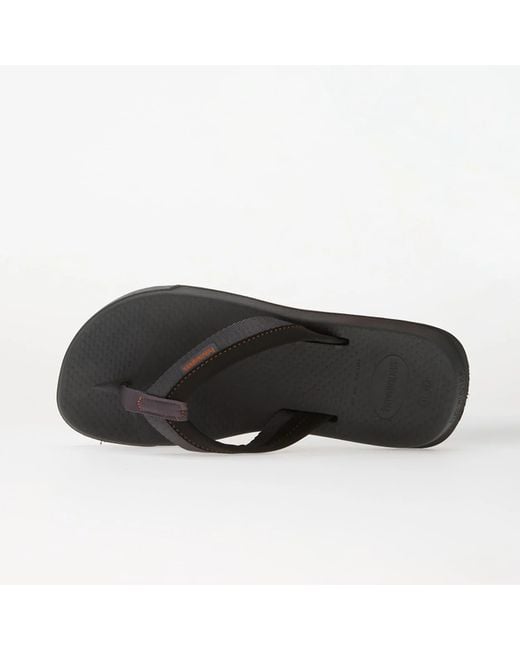 Havaianas Black Shoes Track Plus Graphite/ Graphite for men