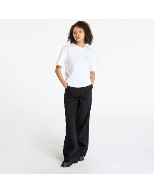 Lacoste White T-Shirt Soft Cotton T-Shirt