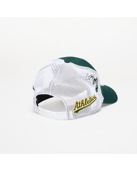 Oakland Athletics Mlb Multi Patch 9Forty A-Frame Trucker Cap di KTZ in Green