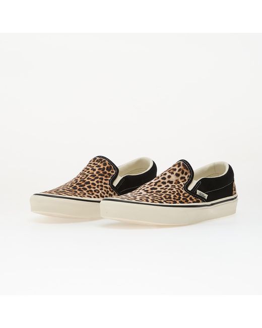 Vans Black Sneakers Classic Slip-On/ Leopard