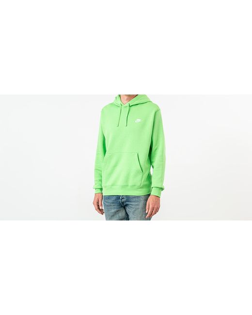 Nike Sportswear Club Hoodie Green Nebula/ Green Nebula/ White for men