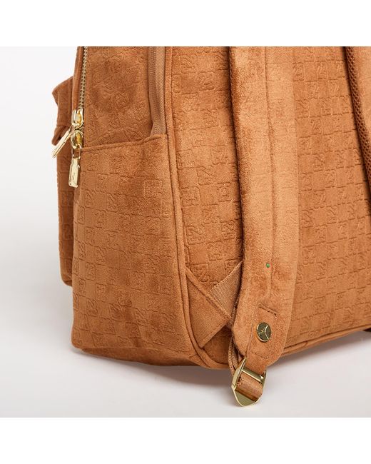 Nike Brown Rucksack Jam Suede Monogram Backpack