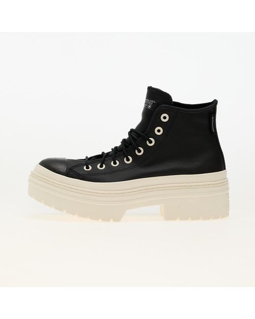 Baskets chuck taylor all star lugged heel platform waterproof black/ black/ egret eur 40 Converse