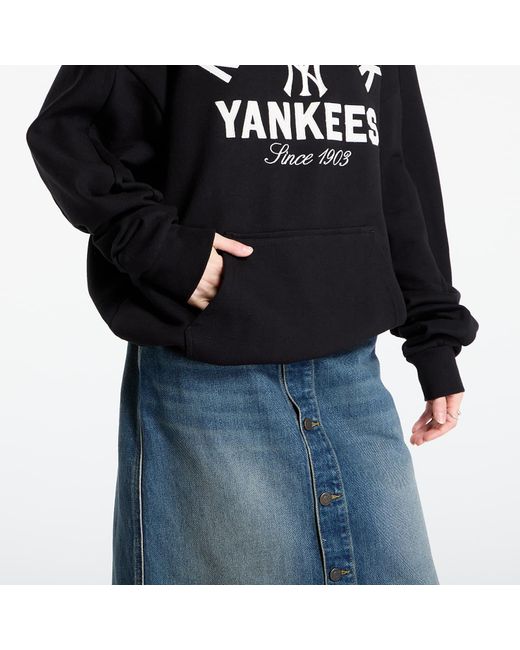 KTZ Black Sweatshirt Mlb Heritage Hoodie New York Yankees