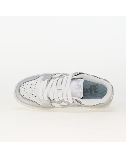 A Bathing Ape Metallic Sneakers Bape Sk8 Sta L