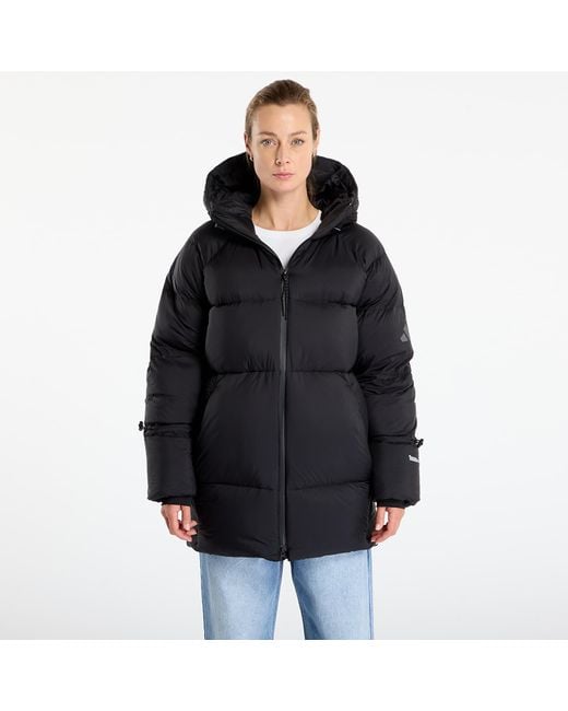 Adidas Originals Black Jacket Adidas Myshelter Climawarm Down Parka/ Collegiate