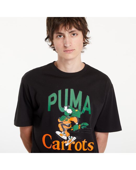 PUMA T-Shirt X Carrots Graphic Tee in het Black voor heren