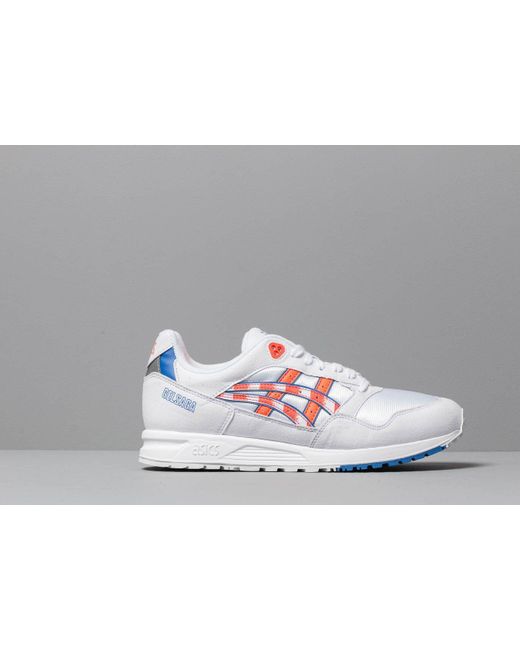asics gel saga white flash coral